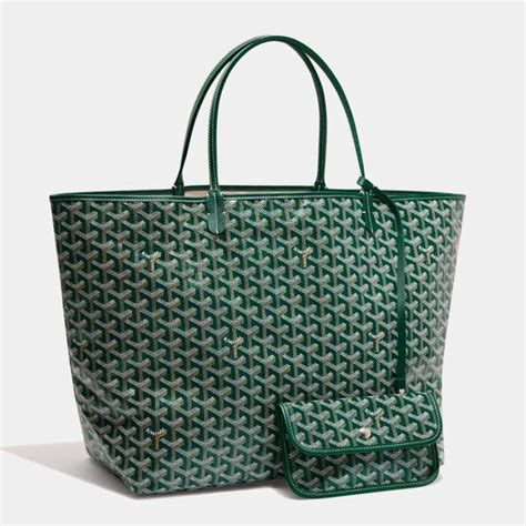 goyard green gm|goyard gm size.